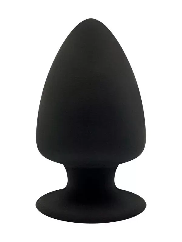 Анальная пробка SILEXD Plug Model 1, 9 см, силикон, черный