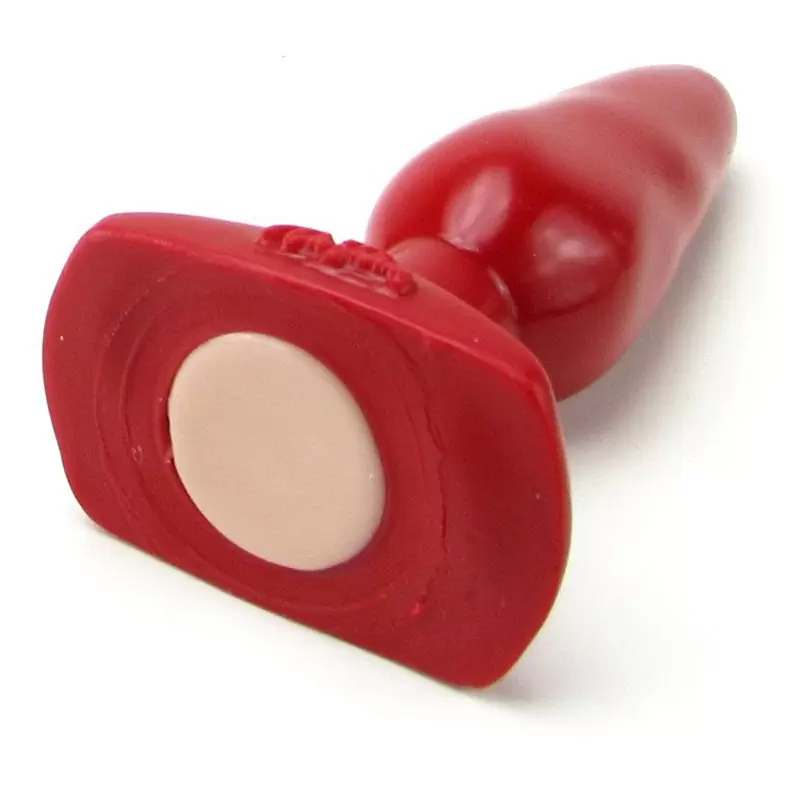 Тонкая анальная пробка Slim Medium среднего размера – красная