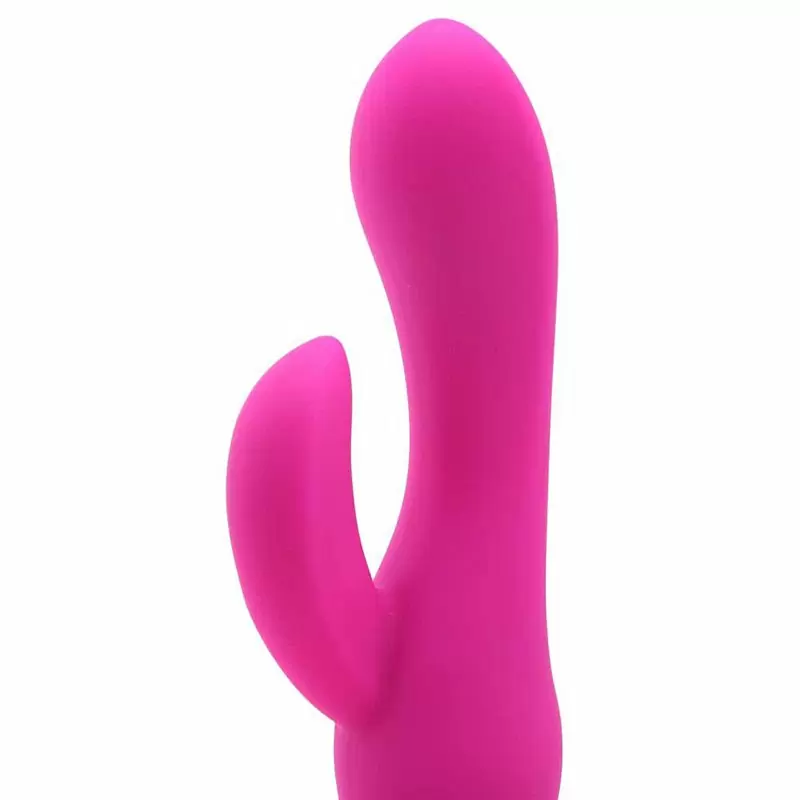 Двойной стимулятор-насадка Wireless Pleaser с вибрацией – розовый