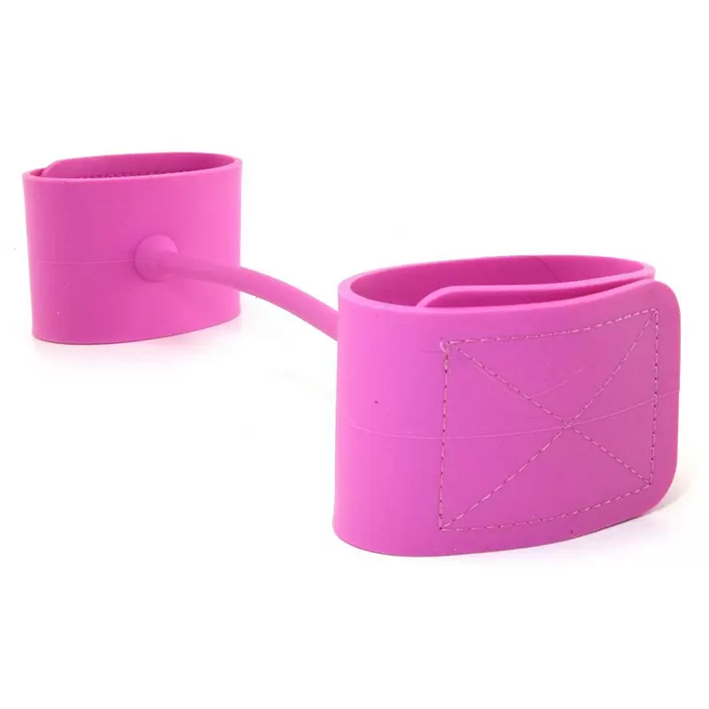 Наручники силиконовые Silicone Submissions Wrist Cuffs – розовые