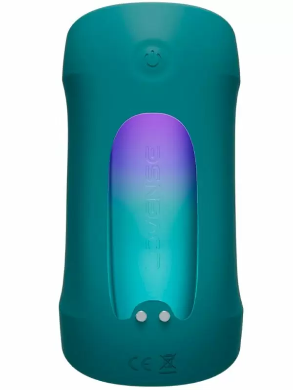 Интерактивный мастурбатор Lovense Gush 2, 10,6 см, точечная вибрация, бирюзовый