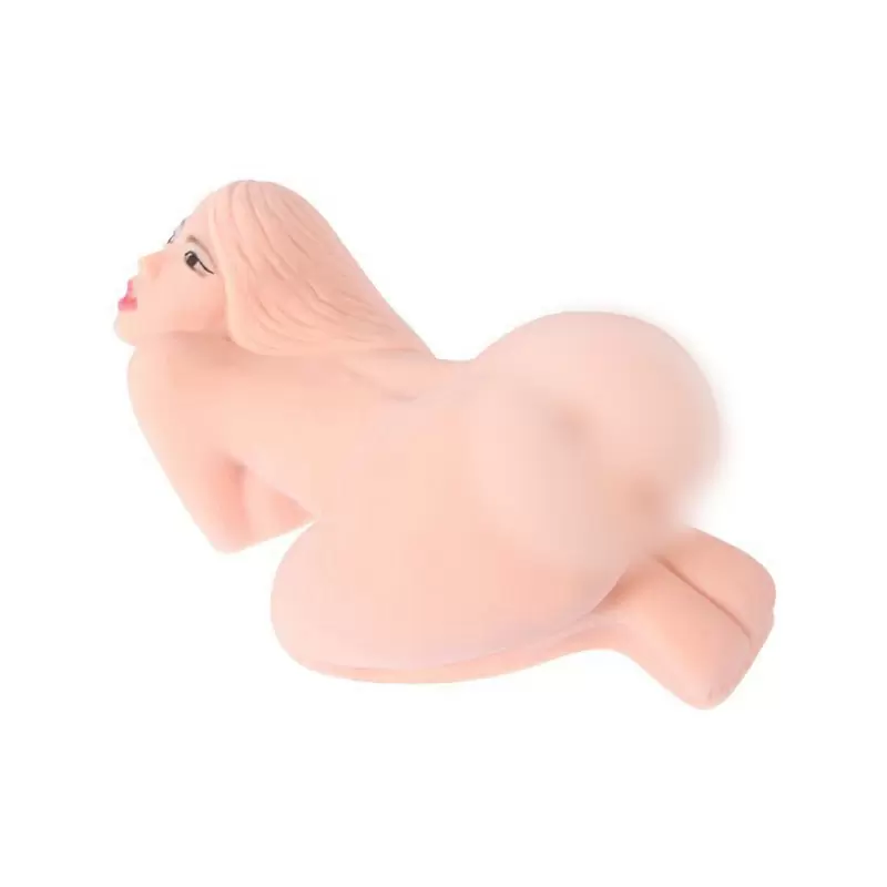 Мастурбатор мини кукла Sarah ротик, вагина и анус с вибрацией – телесный
