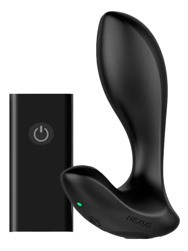 Анальная вибровтулка Nexus Duo Plug Small, 6 скоростей, 7,8 см, черный