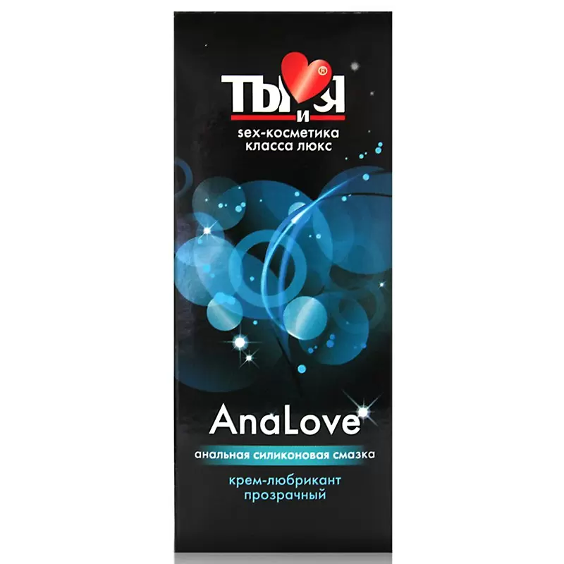 Анальная силиконовая смазка с обезболиванием Ты и Я AnaLove – 50 мл