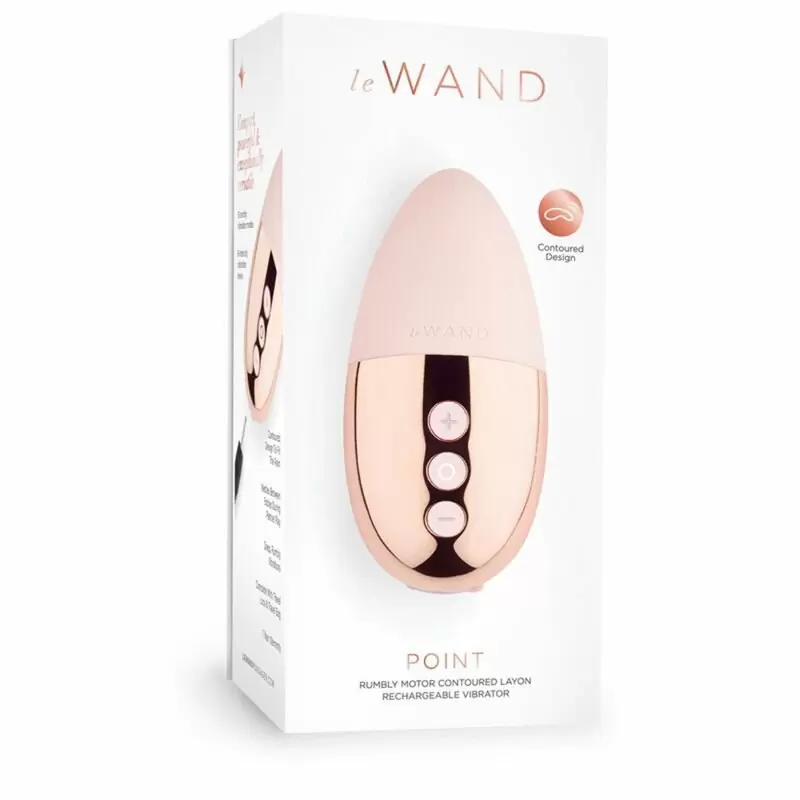 Утяжеленный премиум-вибратор Le Wand Point розовое золото