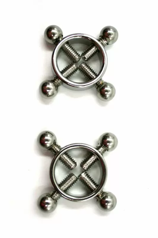 Металлические тиски для сосков из металла Kanikule metal - серебристый	      