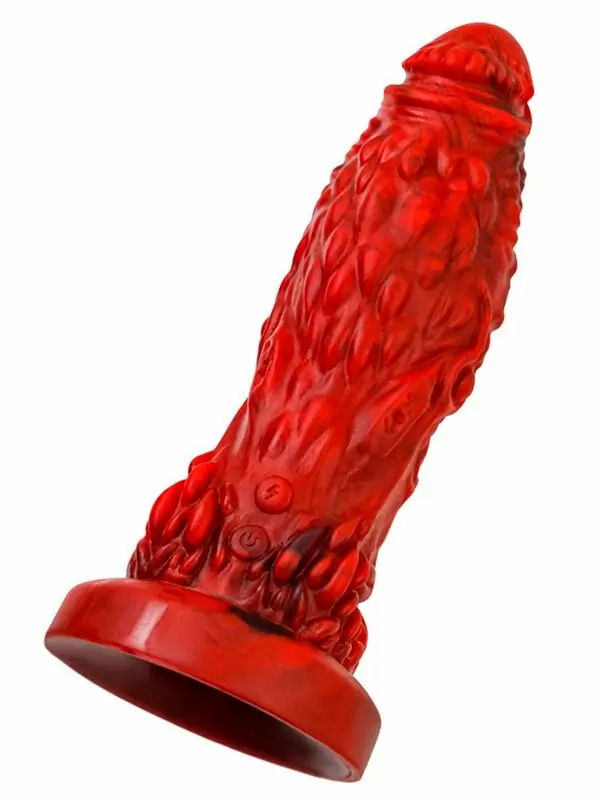 Необычный фаллоимитатор TOYFA Monster Docus, 20 см, 8 режимов, силикон