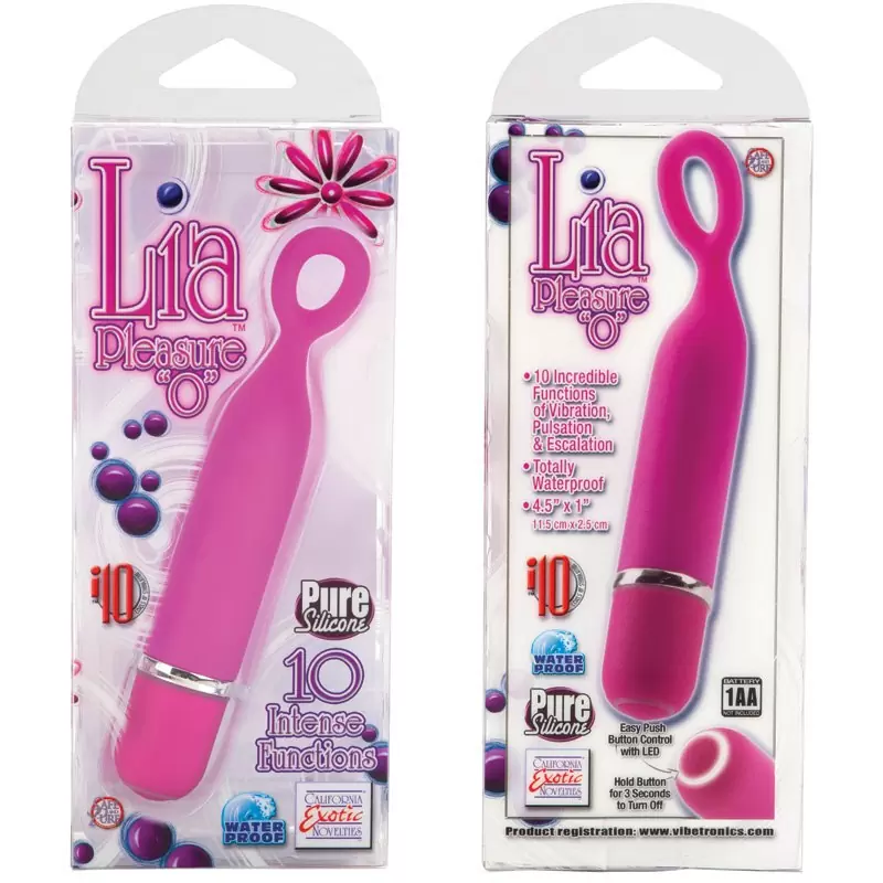 Водонепроницаемый мини вибромассажер Lia Pleasure O