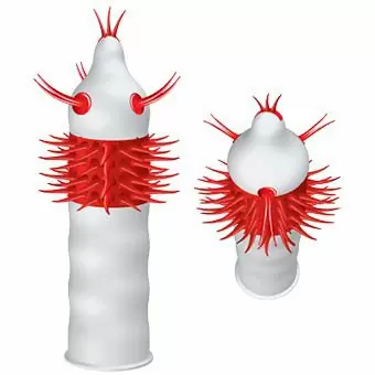 Презерватив Luxe «Конец света» со стимулирующими усиками - 1 шт