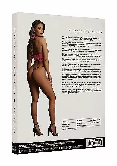 Укороченный топ с бретелькой через шею - O/S, Shots toys