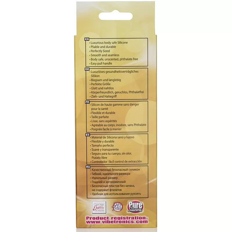 Анальная елочка Coco Licious Play Beads – розовый