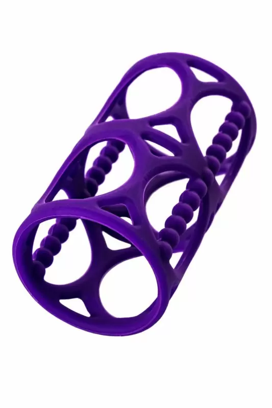 Насадка на пенис TOYFA A-Toys с пупырышками – фиолетовый