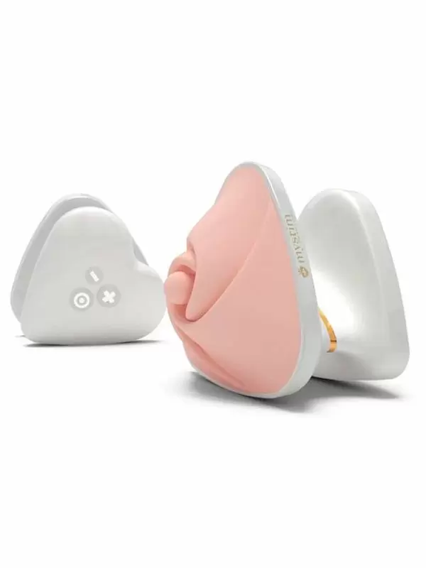 Миниатюрный стимулятор клитора Mystim Heart's Desire, 6,2 см, 8 режимов, белый