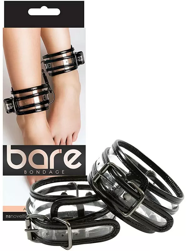 Наножники Bare Bondage Ankle Cuffs виниловые	