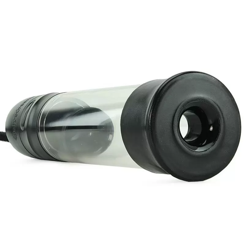 Вакуумная помпа Ultimate Head Job Vibrating Penis Pump с вибрацией - прозрачная