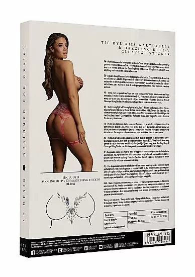 Пояс для чулок с гартерами, S/XL (42-52)