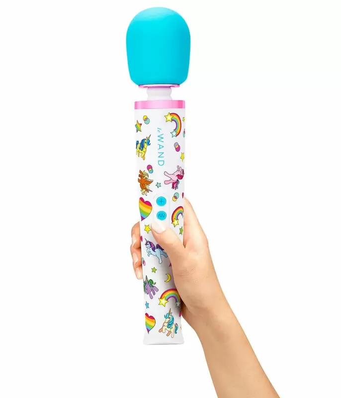 Лимитированный вибратор le WAND Unicorn, уникальный дизайн, 20 режимов, 34 см
