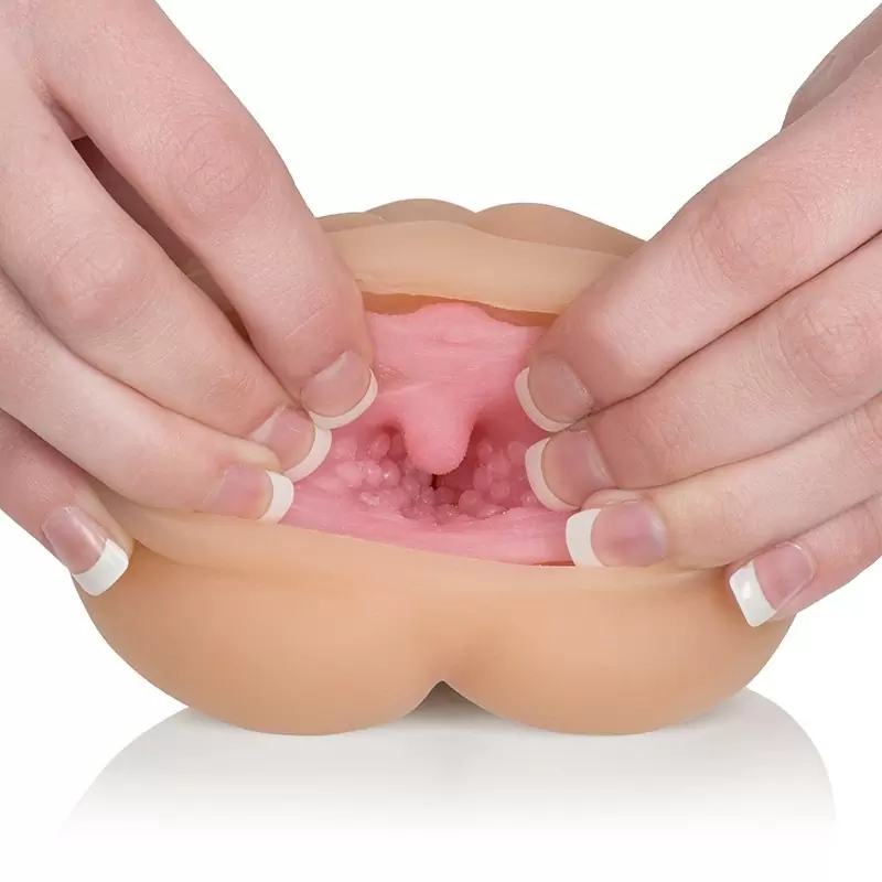 Мастурбатор вагина Vivid Raw Cock Tease с вибрацией – телесный	