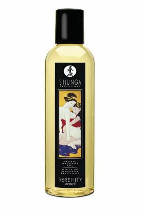 Эротическое массажное масло Serenity (Monoi) - 250 мл