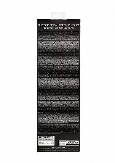 Набор из четырех стимуляторов уретры (струн) Spiral Screw Plug Set