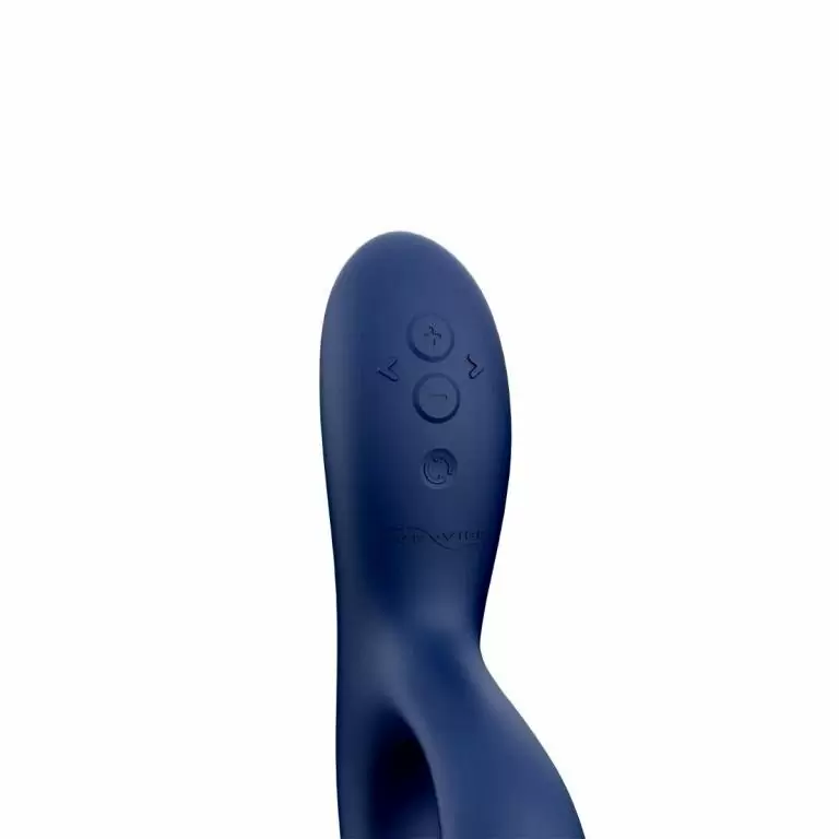 Элегантный вибратор-кролик We-Vibe Nova 2, 21,7 см, силикон, синий