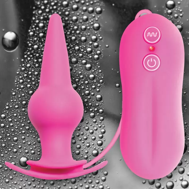 Анальная пробка с вибрацией Tinglers Plug II – розовая