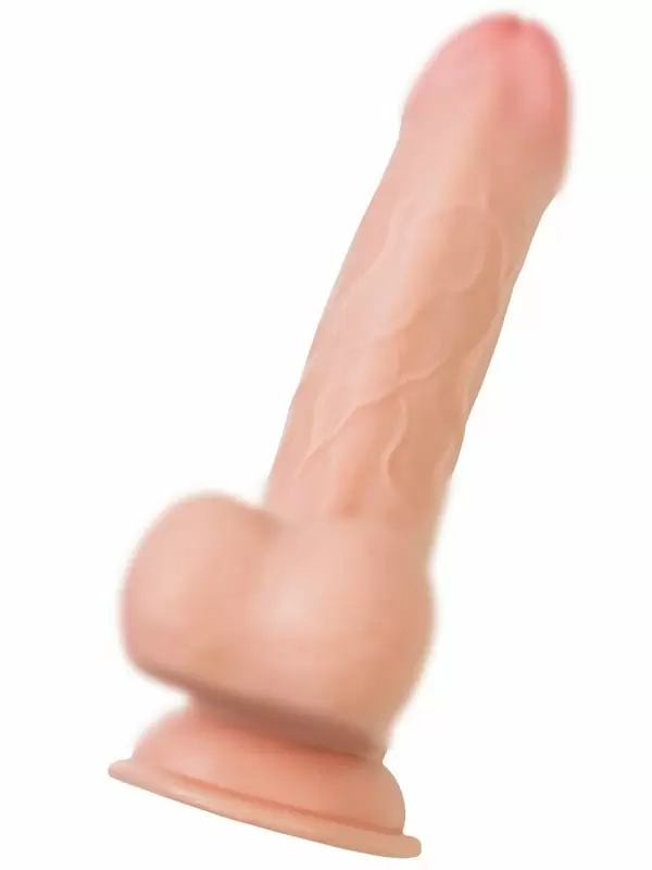 Реалистичный фаллоимитатор My Treasure, 18,5 см, TPE, телесный