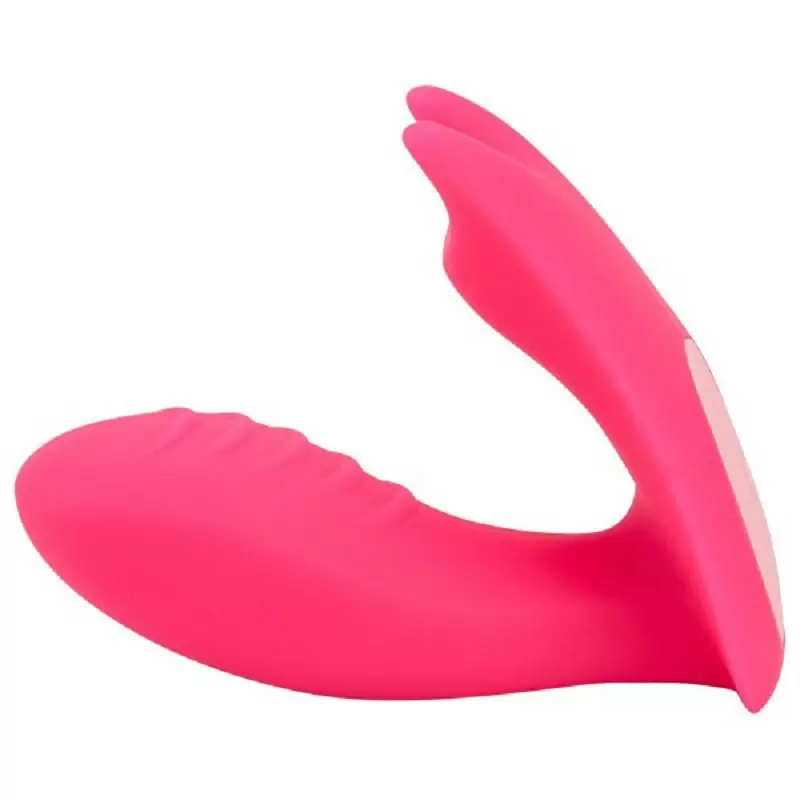 Современный клиторально-вагинальный стимулятор Eidolon - розовый