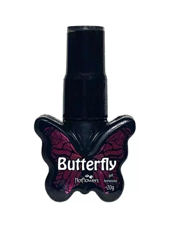 Клиторальный гель Hot Flowers Butterfly с возбуждающим эффектом усиленного действия, вишня, 25 мл