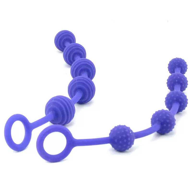 Набор анальных шариков Posh Silicone “O” Beads фиолетовый