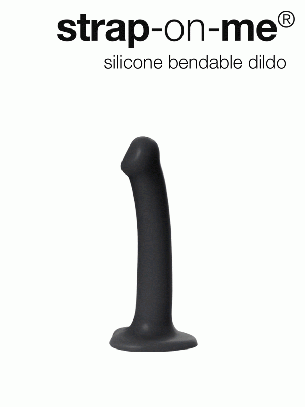 Страпон на присоске Strap-on-me. 20 см. Черный