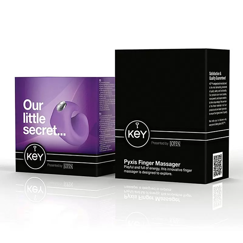 Водонепроницаемый вибромассажер на палец Pyxis - Lavender