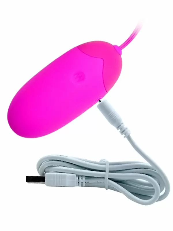 Интерактивное виброяйцо Pretty love abner, 18 см, 12 режимов, управление через приложение, розовый