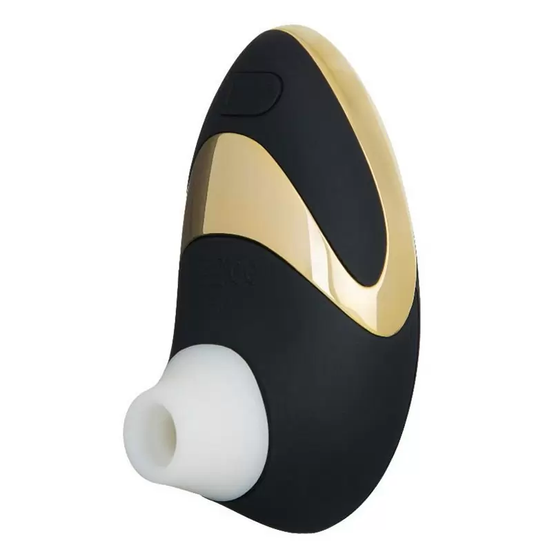 Бесконтактный клиторальный стимулятор Womanizer Pro – черный с золотом