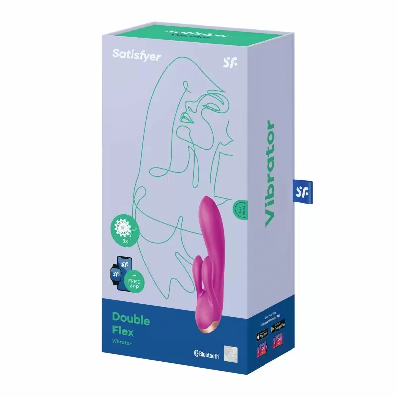 Вибратор-кролик Satisfyer Double Flex