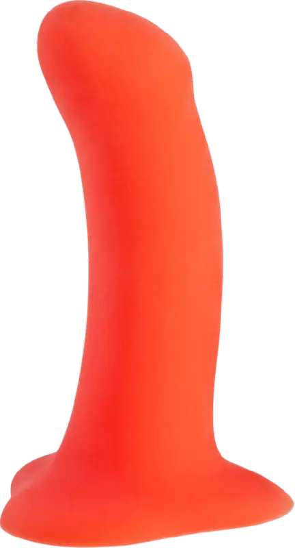 Фаллоимитатор Fun Factory Amor на присоске, 14,5 см, силикон, оранжевый