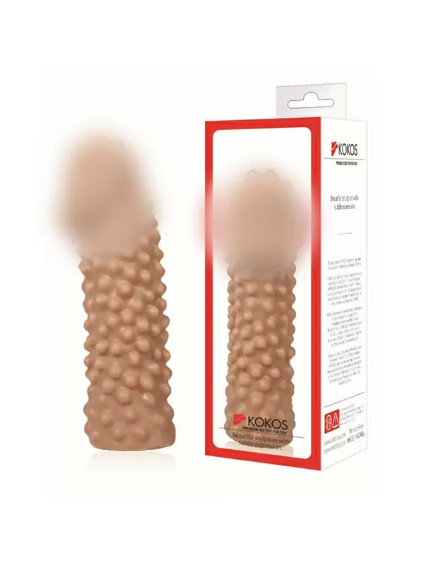 Насадка на фаллос с бугорками размер M, Cock Sleeves