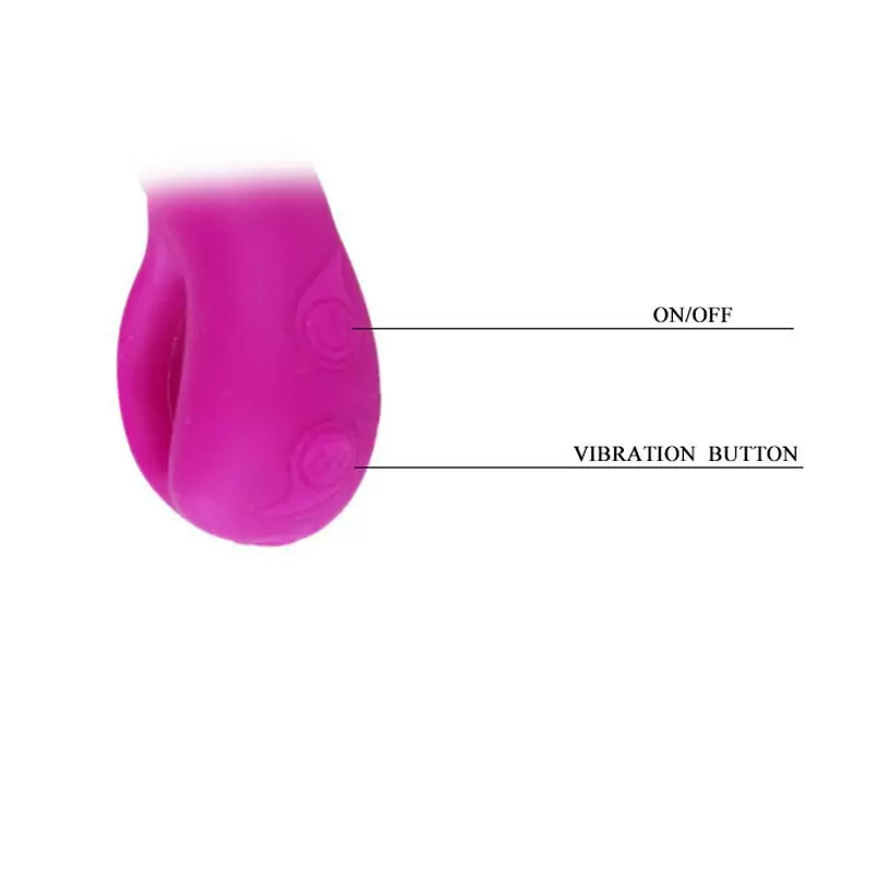 Вибростимулятор двойного воздействия Audding перезаряжаемый – розовый