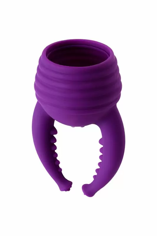 Фиолетовый вибратор Eromantica Uma. 20 см, 10 режимов вибрации