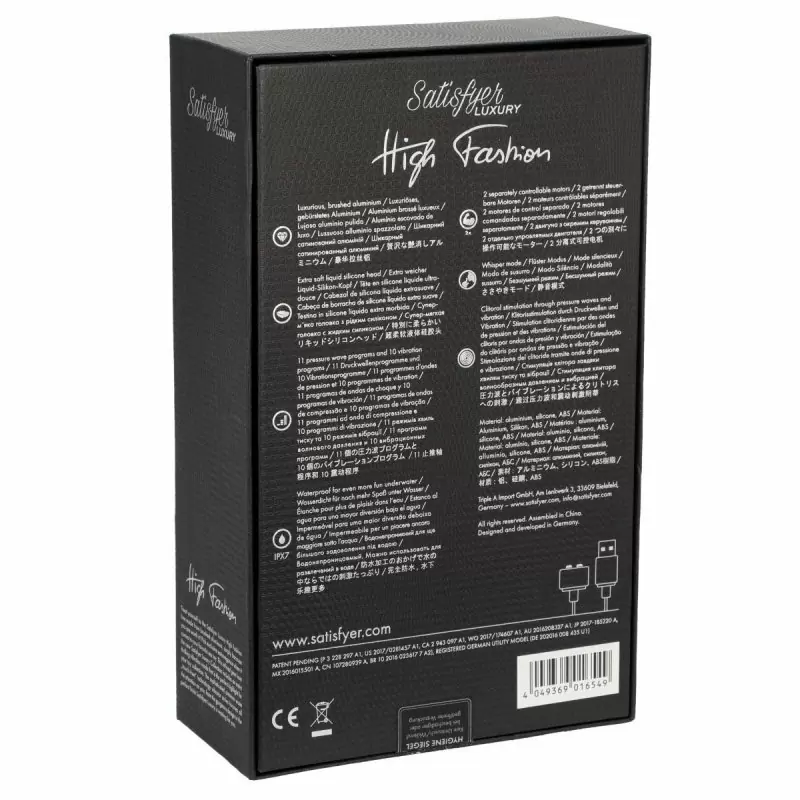 Вибро-вакуумно-волновой стимулятор Satisfyer Luxury High Fashion