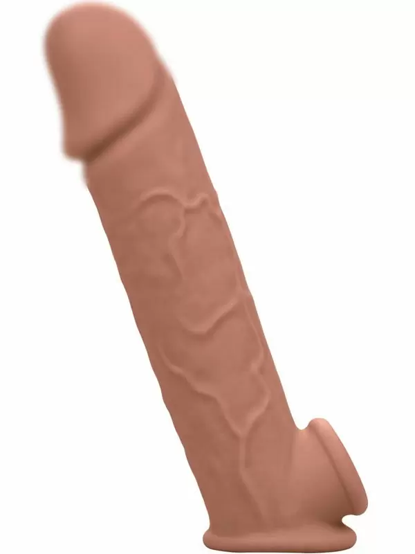 Реалистичная насадка-удлинитель California Exotic Novelties Performance Maxx Life-Like Extension, 22,25 см, силикон, телесный