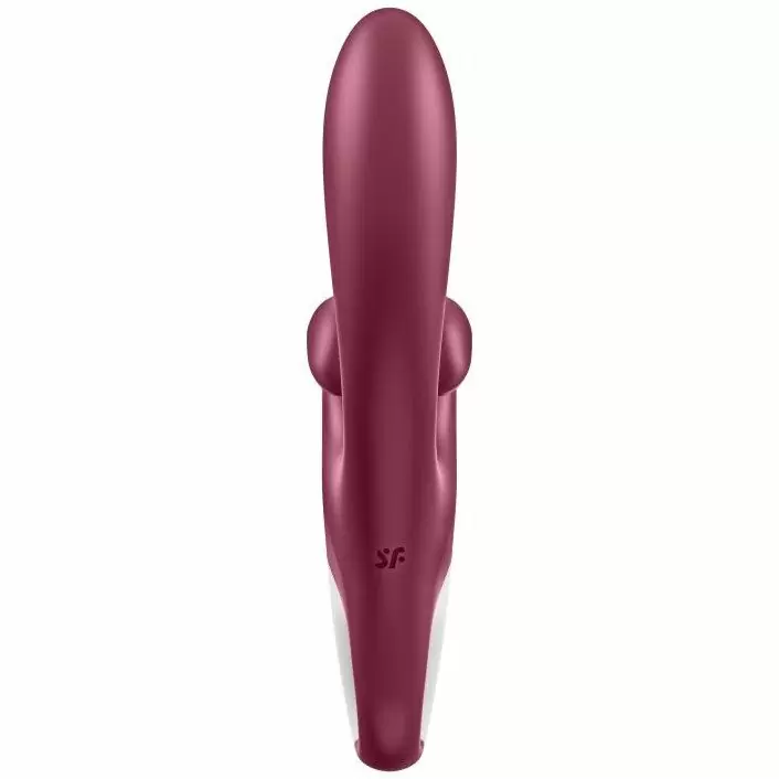 Вибратор-кролик Satisfyer Touch me, два мотора, 21,2 см, 12 режимов, красный