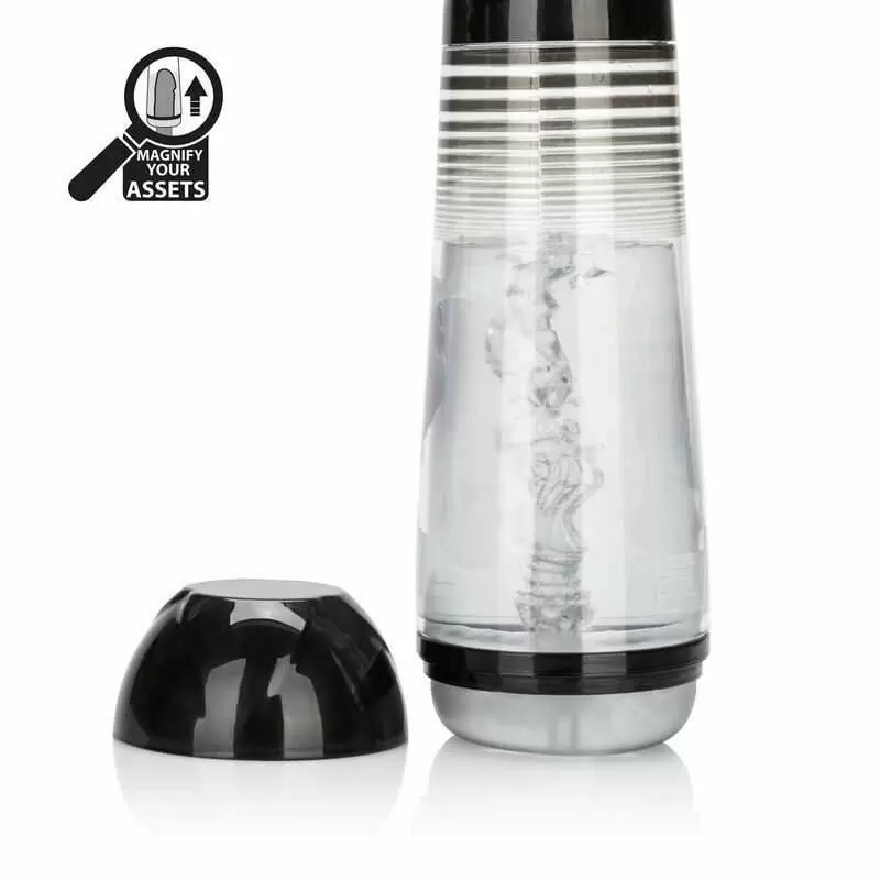 Ручная вакуумная помпа для мужчин Optimum Series Magic Pump,  с насосом, 16 см, ТПЕ, черный с прозрачным