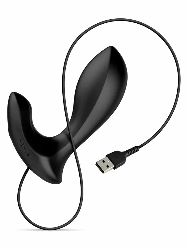 Анальная вибровтулка Nexus Duo Plug Small, 6 скоростей, 7,8 см, черный