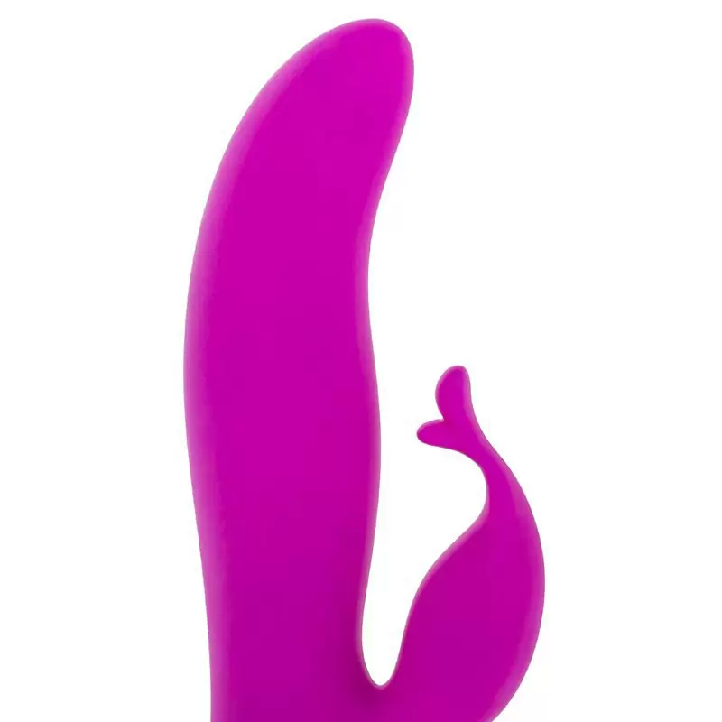 Вибромассажер Vanity Vr17 со стимулятором клитора в форме губок – фиолетовый