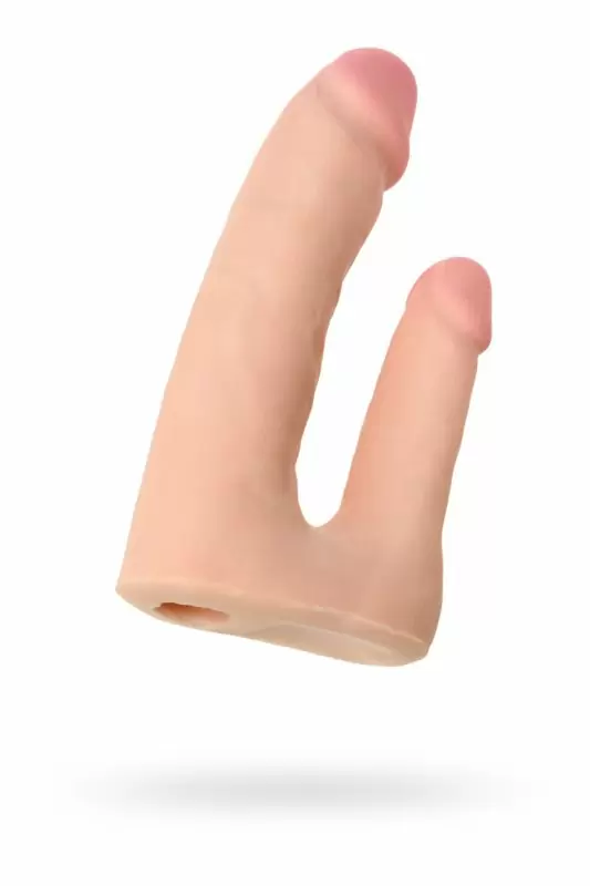 Страпон для двойной стимуляции TOYFA RealStick Elite – телесный