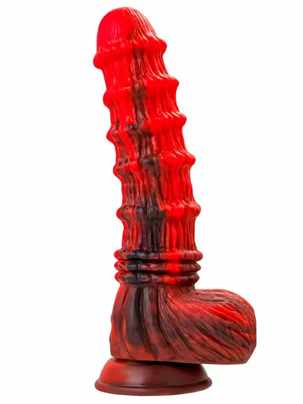 Необычный вибратор TOYFA Monster Tops, 27 см, 10 режимов, силикон