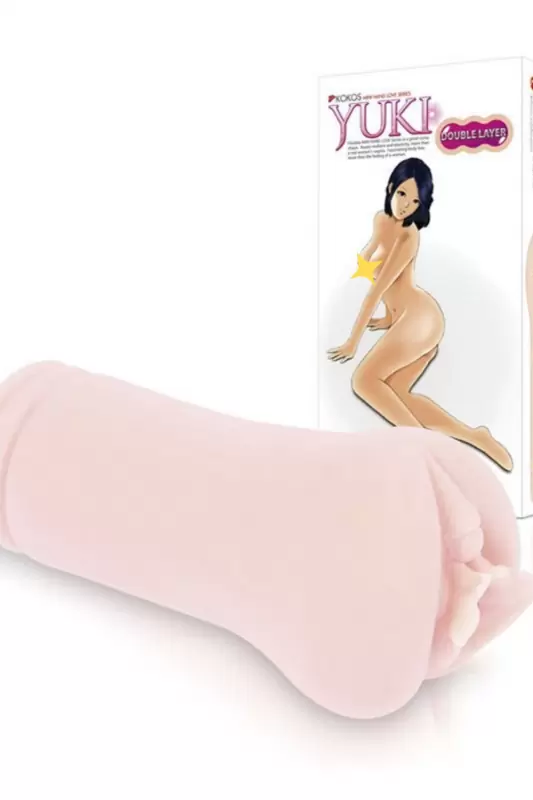 Небольшой мастурбатор вагина Yuki – телесный