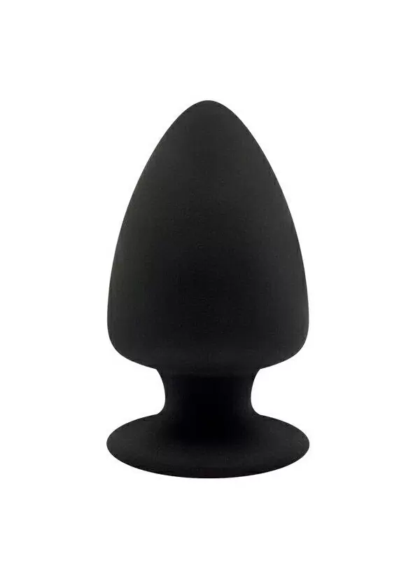 Анальная пробка SILEXD Plug Model 1, 8 см, силикон, черный