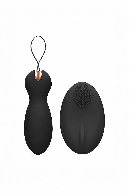 Виброшарики с вибропультом управления Purity (черные)